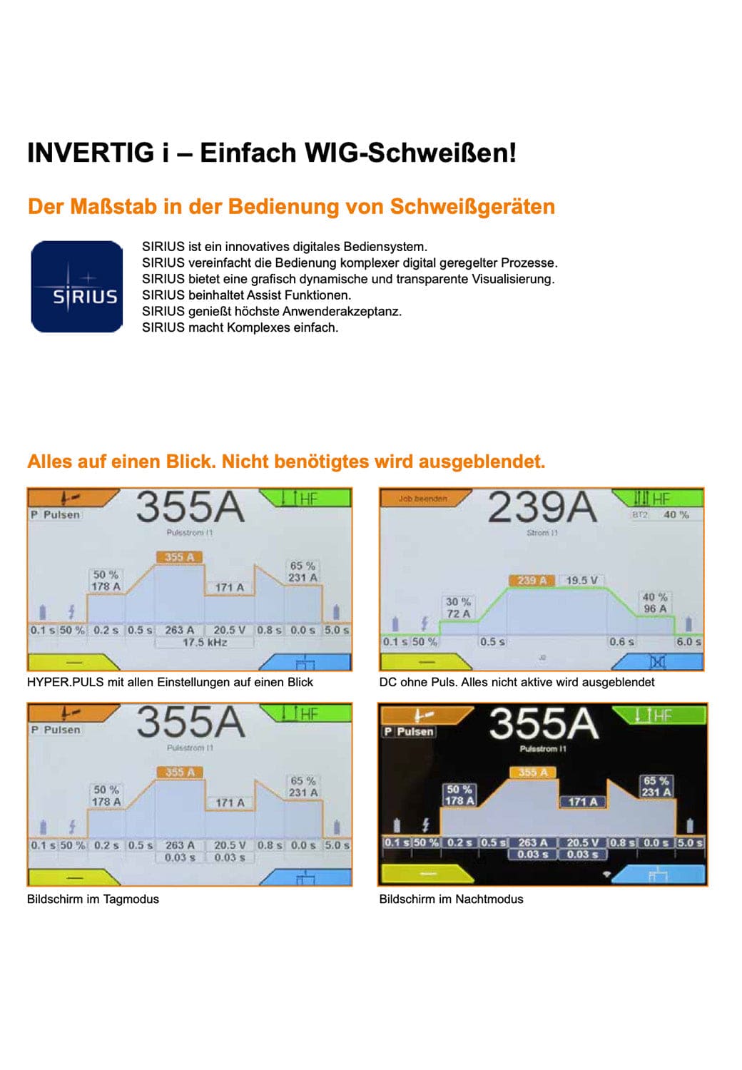 WIG Schweißgerät INVERTIG i 310 AC/DC HIGH kostenloser Versand