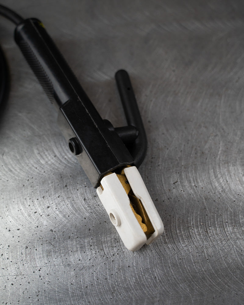 Câble électrode 25mm² 5m mandrin 13mm support 260A
