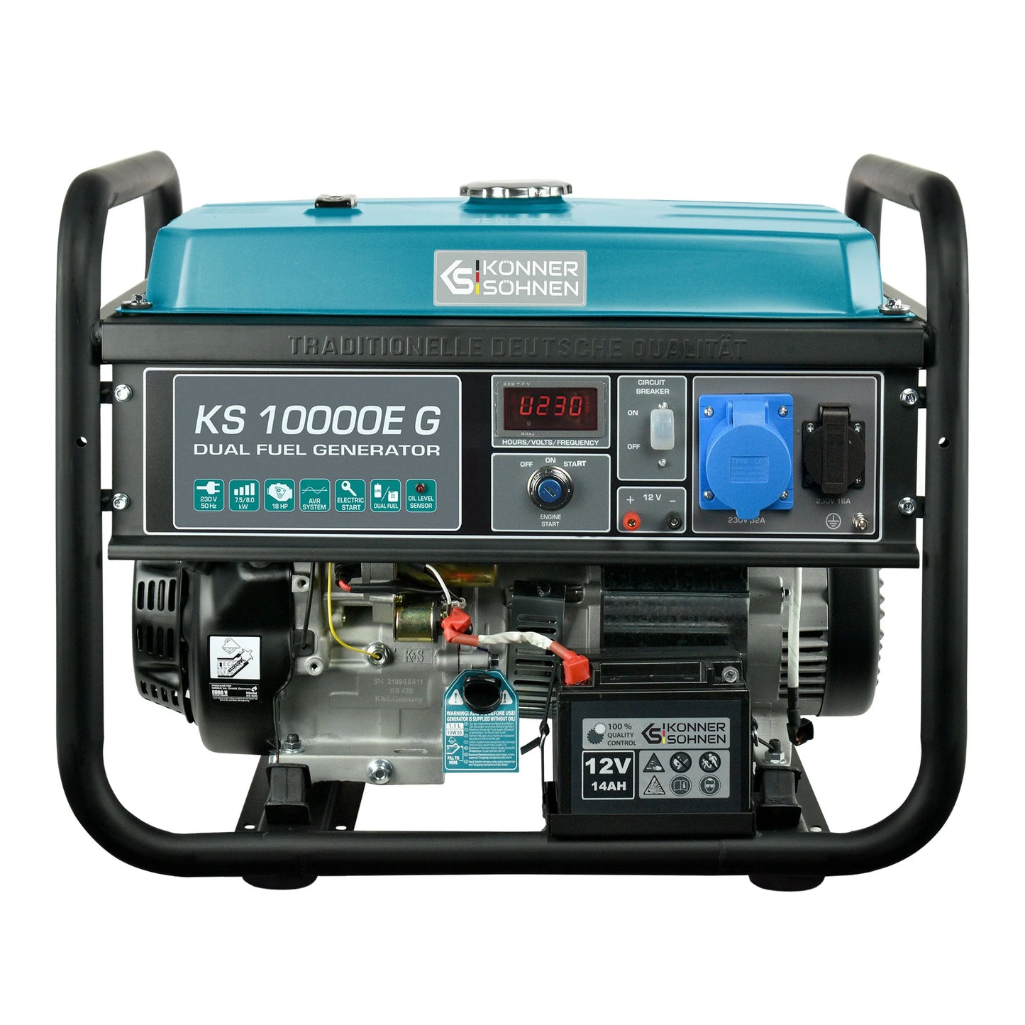 Gasoline Generator KS 10000E Gasoline/Gas LPG 