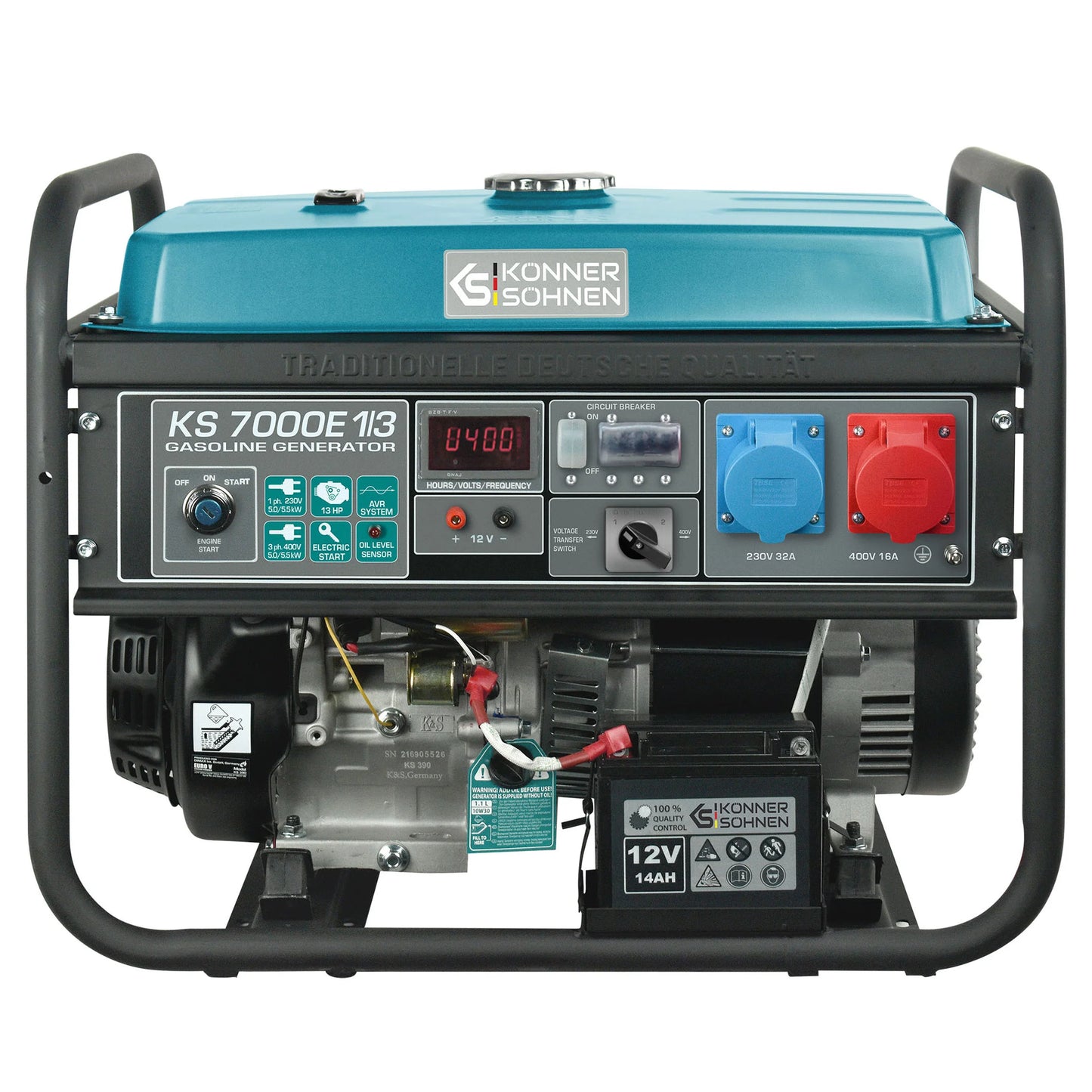 Petrol generator KS 7000 E 1/3