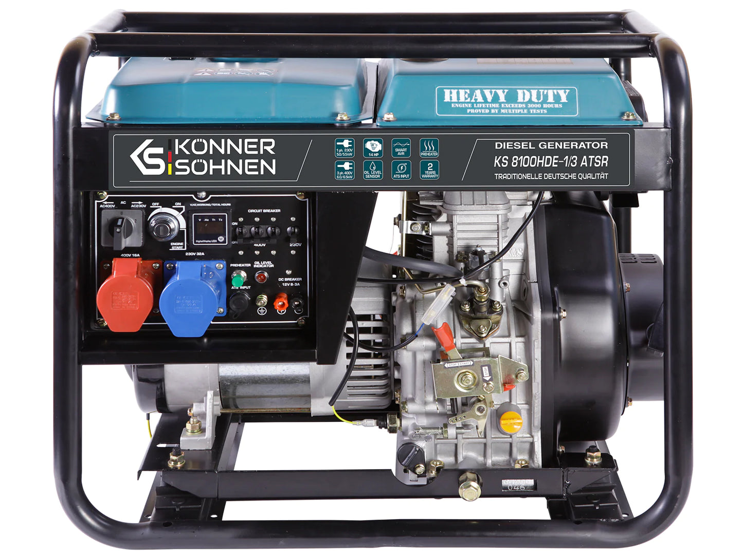 Générateur diesel KS 8100HDE-1/3 ATSR