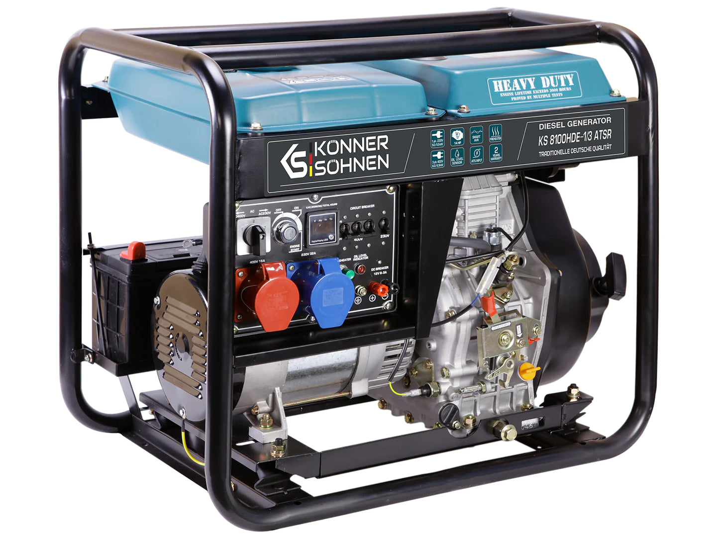 Diesel-Generator KS 8100HDE-1/3 ATSR